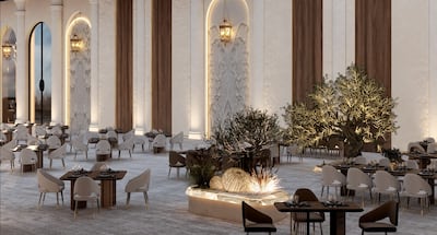 The Majlis by the Sea has been moved to a new location on the grounds of Emirates Palace Mandarin Oriental. Photo: Mandarin Oriental