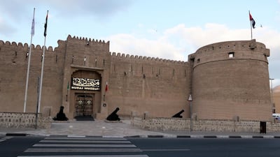 Al Fahidi Fort in Dubai was built in 1787. Since then, it has had many uses, even functioning as a prison for outlaws for a time. It can be found on the Arabic face of the Dh100 note. Pawan Singh / The National