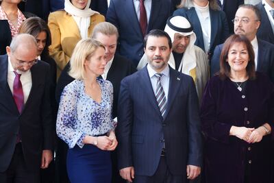 An international conference in support of Syria in Brussels on Monday. EPA