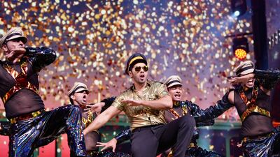 Varun Dhawan performs